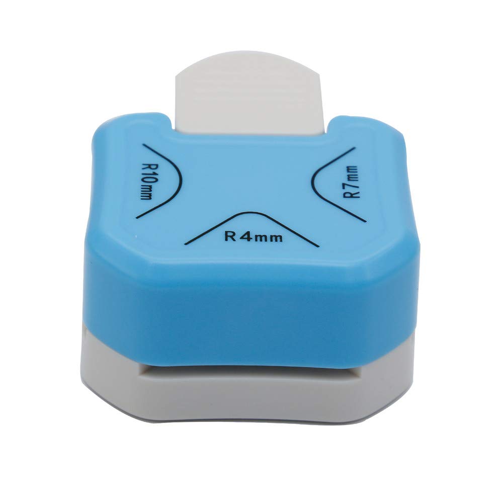 Corner Rounder Punch Tool, 3-in-1, R4mm R7mm R10mm Edges